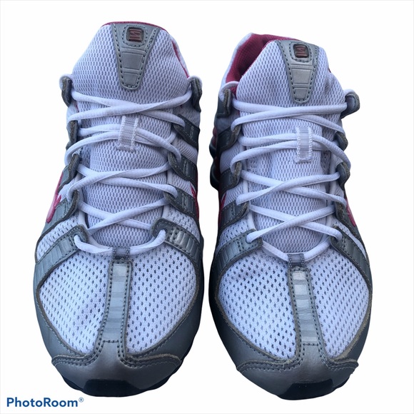 Nike Shox Womens size 5Y Silver Pink - Picture 2 of 7